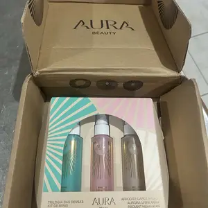 Kit Trilogia das Deusas dentro da embalagem de envio